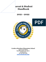 Cordova Meadows Parent and Student Handbook 2021 - 2022-2