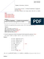 Corrigé Informatique 1