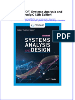 Ebook PDF Systems Analysis and Design 12th Edition