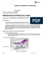 CP42 - Conception Assistée Par Ordinateur: Presentation Du Support de L'Etude