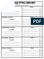 Small Group Template