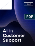 AI in Customer Support. Ebook by SupportYourApp