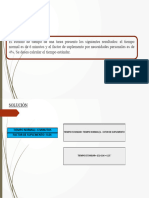 Problema N°2 Corregido - Estudio de Tiempos