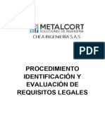 GI-PRO-05 Identificacion y Evaluacion de Requisitos Legales Ok