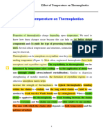 Lecture 05 Polymers Engineering Effect of Temperature On Thermoplastics