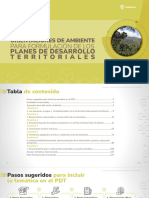 Orientaciones de Ambiente para Formulación de PDT