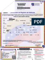 Certificado de Registro de Vehiculos - 2