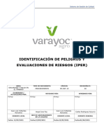 Pr-sst-13 - Identificación de Peligros y Evaluaciones de Riesgos (Iper)