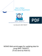 User Manual For WRD DRISHTI