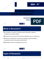 Great Recession Vs Great Depression