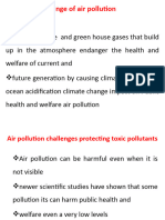 Challenge of Air Pollution