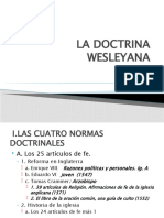 La Doctrina Metodista Wesleyana