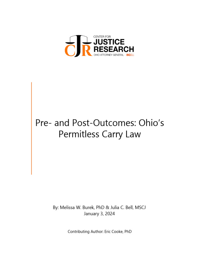 2023 pre and post outcomes ohio s permitless carry law pdf