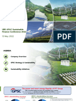 GPSC Ubs Apac Sustainable Finance Conference 2022