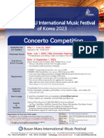 2023 BMIMF Concerto Competition Composition Competition