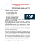 Compte Rendu de La Rencontre Des Acteurs Et Praticiens Musicaux Du 3 Septembre 2023