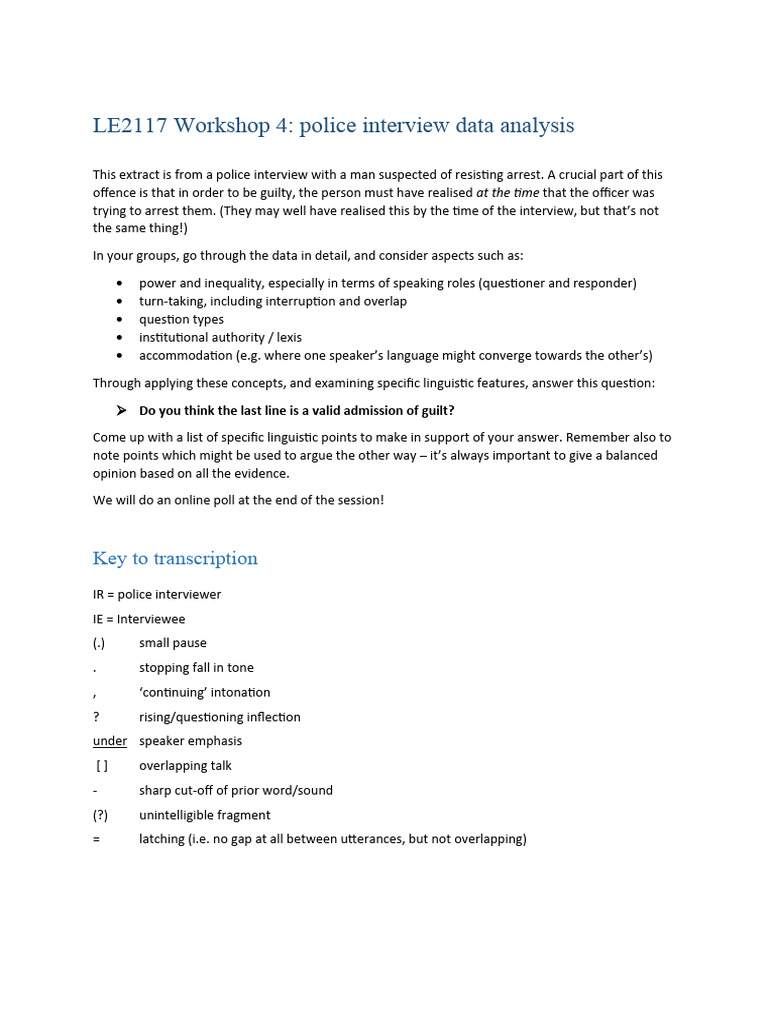 Week 4 - Workshop Data Analysis | PDF | Cognitive Science | Human ...