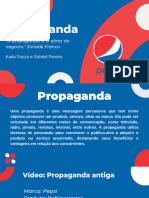 Propaganda Sobre Os Métodos de Marketing Da PespiCo