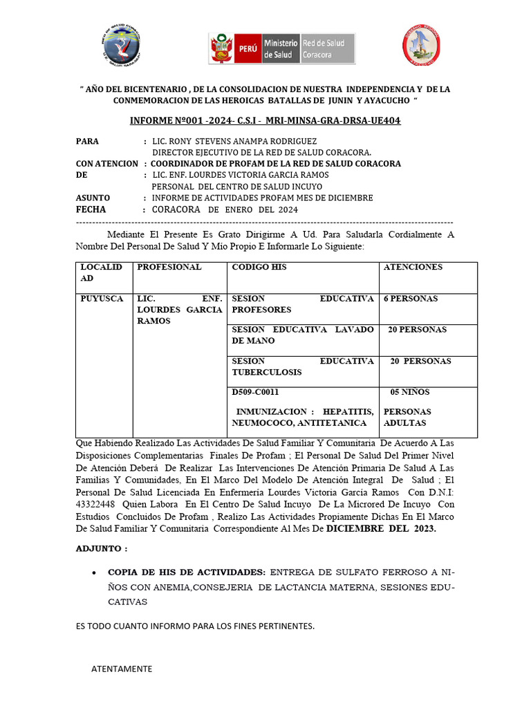 Profam Diciembre | PDF | Cuidado de la salud