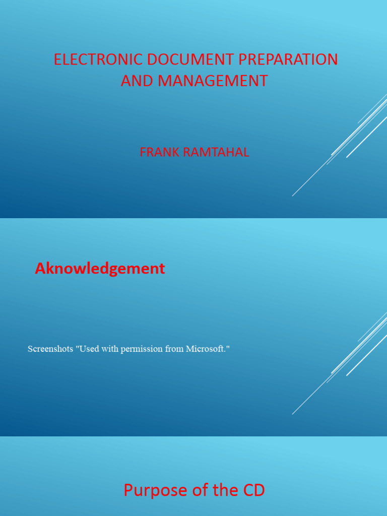 1 - Electronic Document Preparation (2021) | PDF