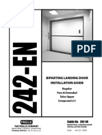 242 en Biparting Landing Door Installation Guide English