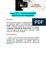 AULA #141 - Como Escrever Anúncios em Imagem