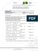 Cuestionario 2 Ciencias Naturales