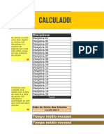 Calculadora de Produtividade para Concurseiros