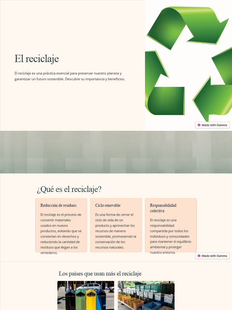 Importancia y Beneficios del Reciclaje | PDF | Reciclaje | Residuos