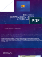 8 Español en Hispanoamérica (México y Centroamérica)