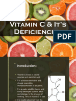 Vitamin C & It's Deficiencies (Edited)