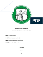 Derecho Romano - Derechos Reales