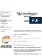 Qué Es Mejora de Procesos. Explicaciones Simples.