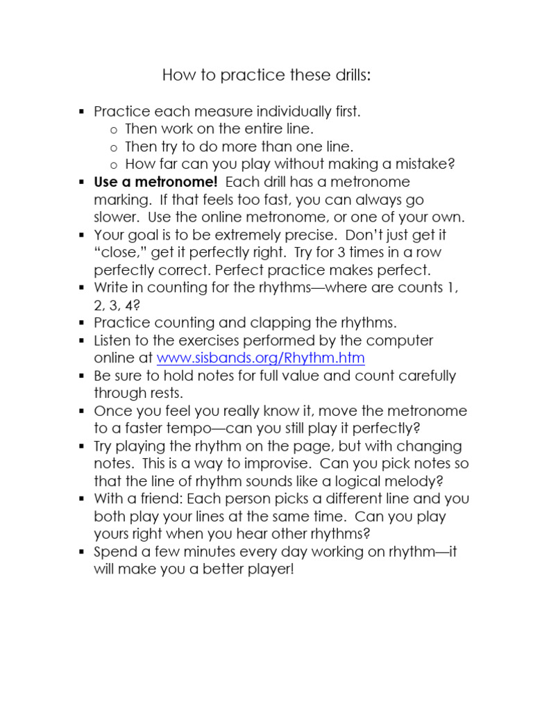 Rhythm Workbook Pdf Rhythm Tempo