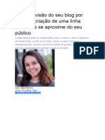 Defina A Visão Do Seu Blog Por Meio Da Criação de Uma Linha Editorial e Se Aproxime Do Seu Público