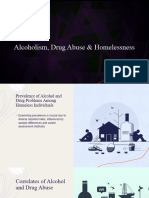 Alcoholism, Drug Abuse & Homelessness