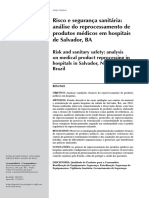 Risco e Seguranca Sanitaria Analise Do Reprocessamento de Produtos Medicos em Hospitais de Salvador