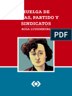 Huelga de Masas Partido y Sindicatos Rosa Luxemburg