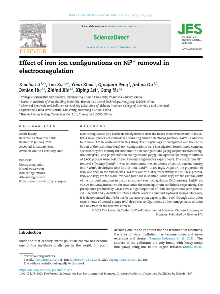 L et al 2023 pdf adsorption chemical substances