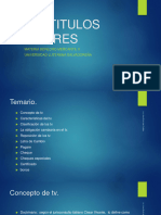 Los Titulos Valores PDF
