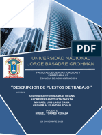 Trabajo de Gestión Humano - Puestos de Trabajo Final