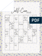 Selfcare Calendar