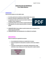 RESUMEN 1er Parcial (2020) ADMINISTRACIÓN EMPRESARIAL