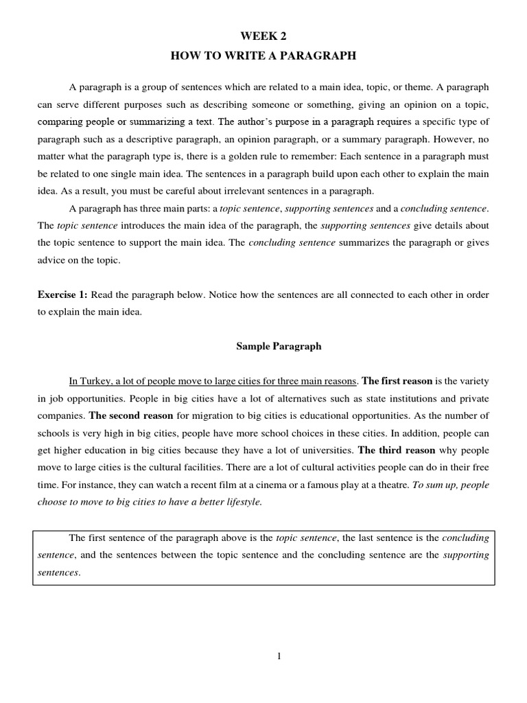Writing Effective Paragraphs Guide | PDF | Paragraph | English Language