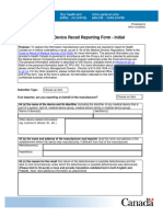 FRM 0360 Medical Device Initial Recall Reporting-Eng