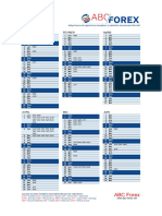 Calendrier Cambiste 2021