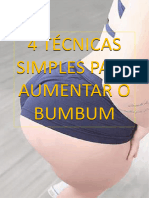 4 Tecnicas Simples para Aumentar o Bumbum