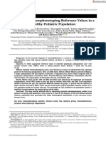 Cytometry Part B Clinical - 2018 - Garcia Prat - Extended Immunophenotyping Reference Values in A Healthy Pediatric