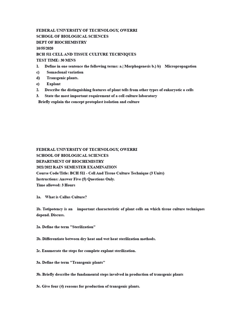 511 Test and Exam Questions | PDF