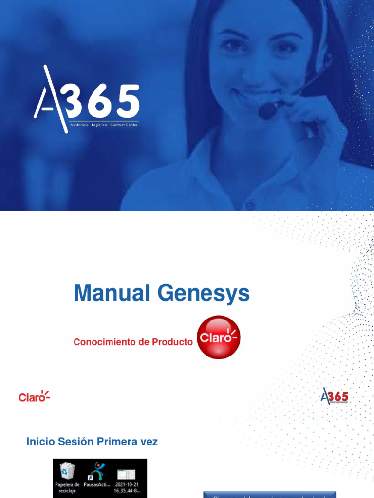 Guía de Uso de Genesys para Claro Perú | PDF | Informática ...
